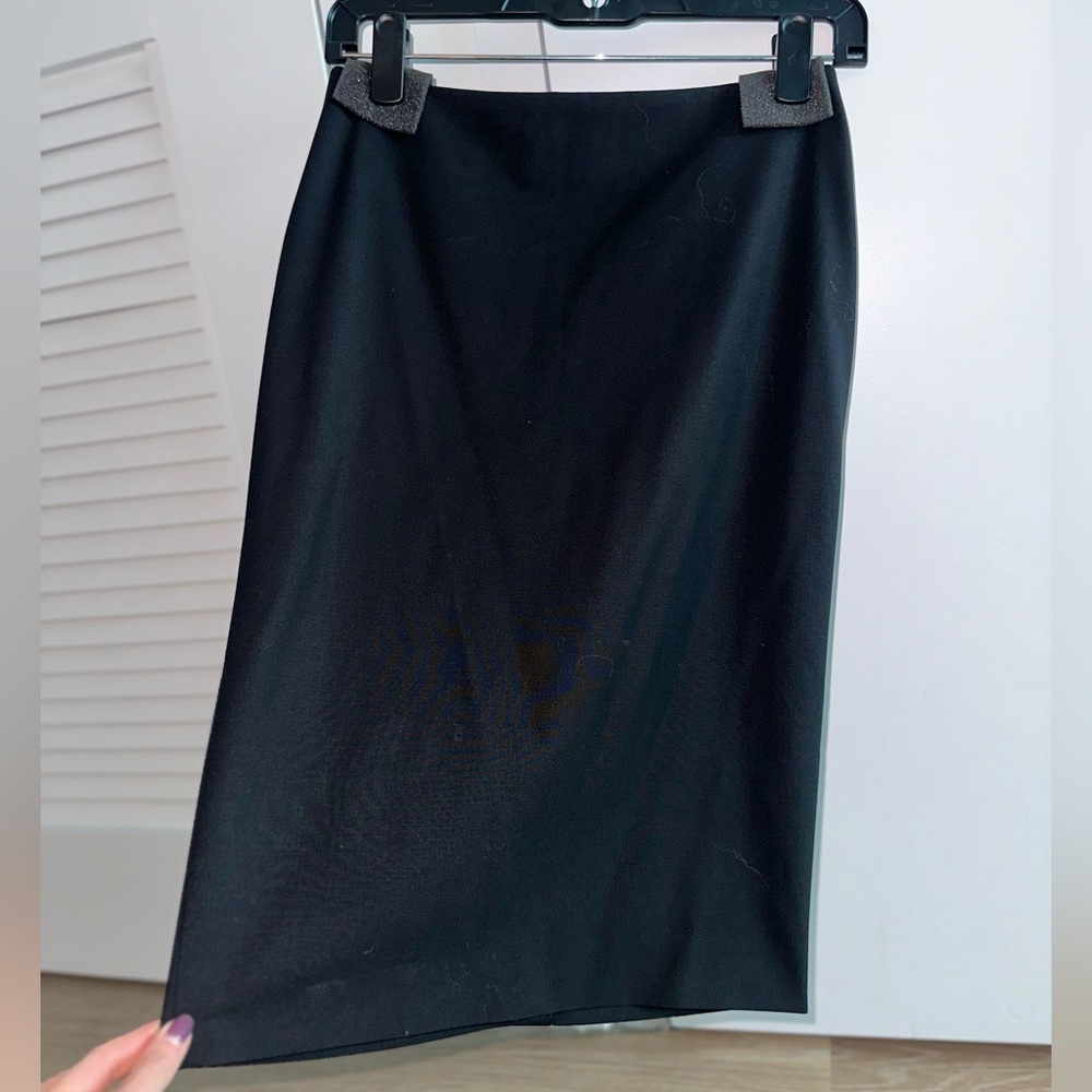Theory Black Pencil Skirt